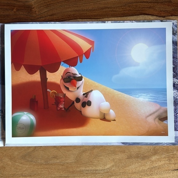Disney Store Exclusive Commemorative Frozen Lithograph Set - Picture 6 of 6